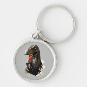 Porte-clés Velociraptor Dinosaur Porte - clé Premium