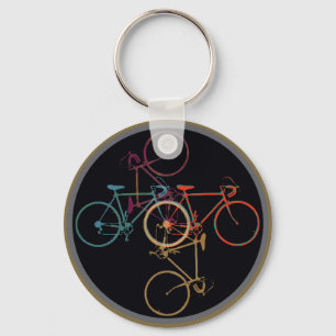 Porte-clés vélos graphiques - cyclisme