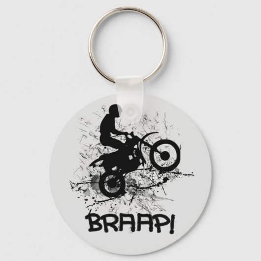 Porte-clés Vélos Motocross Dirt Bikers Boud Splatter Braap! (Recto)