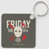 Porte-clés Vendredi 13 | Armes - Masque de hockey (Dos)