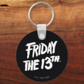 Porte-clés Vendredi 13 | Logo empilé peint (Recto)