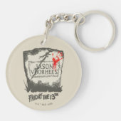 Porte-clés Vendredi 13 | Pierre de tête de Jason Voorhees (Dos)