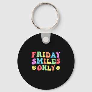 Porte-clés Vendredi heureux Fri Yay Enseignant École Mème Hau