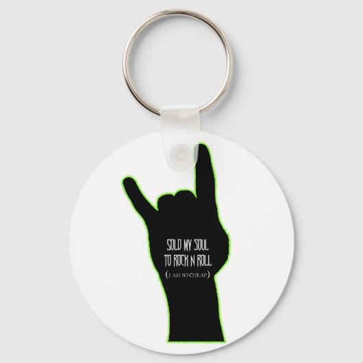 Porte-clés Vendu Mon Âme À Rock & Roll (Recto)