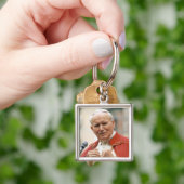 Porte-clés Vénérable Pape Jean-Paul II (main)