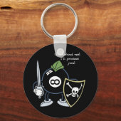 Porte-clés Venez derrière le 8-Ball ! (Recto)