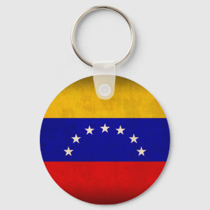 Porte-clés Venezuela Drapeau Porte - clé en détresse
