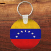 Porte-clés Venezuela Drapeau Porte - clé en détresse (Recto)
