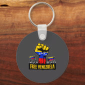 Porte-clés Venezuela Flag Venezuela Libre 2026  (Recto)