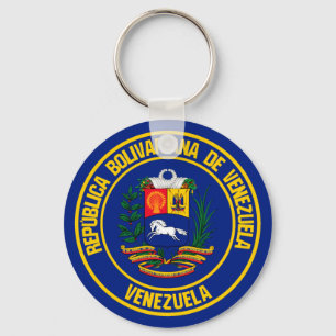 Porte-clés Venezuela Round Emblem