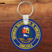 Porte-clés Venezuela Round Emblem (Recto)