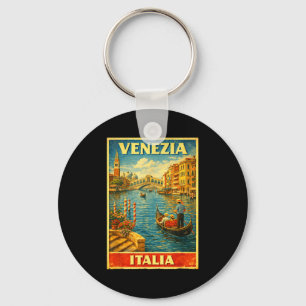 Porte-clés Venise Italie Voyage Vintage Venise