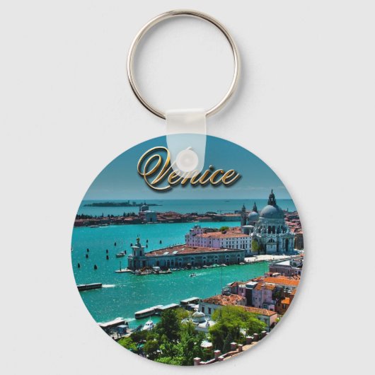 Porte-clés Venise, Italie - Vue aérienne (Recto)