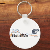 Porte-clés Vente de logo PUP avec Tuxedo Cat (Recto)