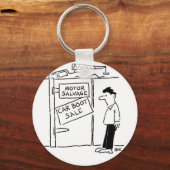 Porte-clés Vente d'une voiture à la broderie (Recto)