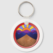 Porte-clés Ventilateur Alluvial - Logo de géologie (Recto)