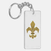 Porte-clés Ventilateurs NOLA Tout Occassion Cadeau FLeur-de-L (Devant gauche)