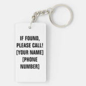 Porte-clés Ventilation des communications (Dos)