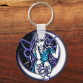 Porte-clés "Vénus Lune" Celestial Porte - clé d'art de la fée (Recto)
