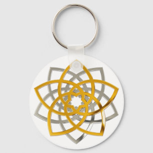 Porte-clés Venusblume Duo Gold Silver