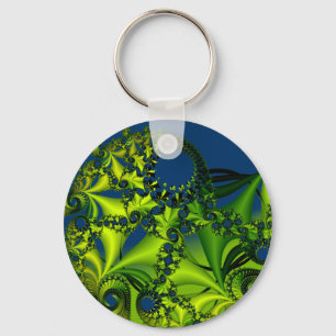 Porte-clés Ver en spirale de fractale. 1