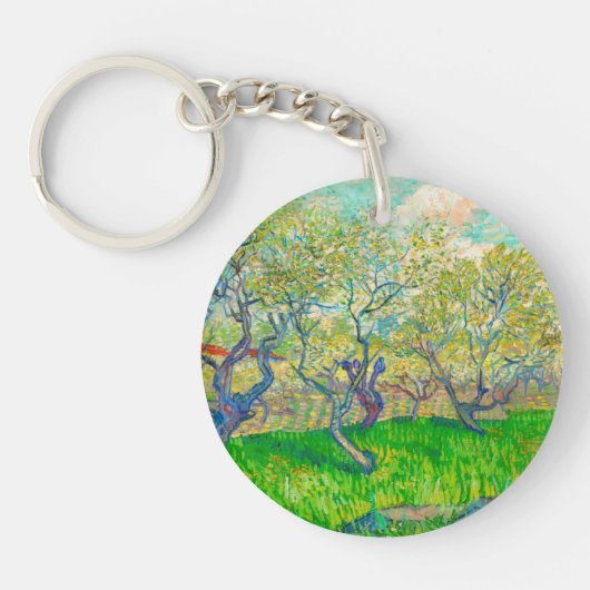 Porte-clés Verger en fleurs de Vincent van Gogh (Devant)