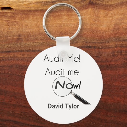 Porte-clés Vérifie-moi ! (Recto)