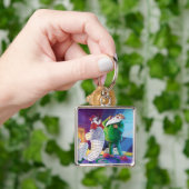 Porte-clés Vérifier deux fois Père Noël (main)