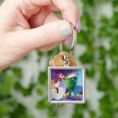 Porte-clés Vérifier deux fois Père Noël (main)