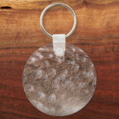 Porte-clés Véritable Fourrure de cerf Échantillonnage Cadeau  (Recto)