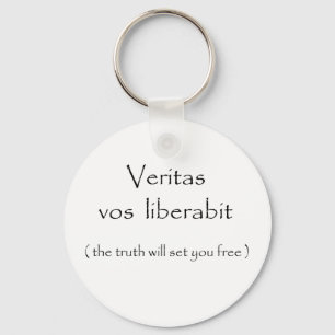 Porte-clés Veritas vos liberabit-porte - clé