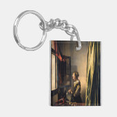 Porte-clés Vermeer - Fille lisant une lettre à une fenêtre ou (Devant gauche)