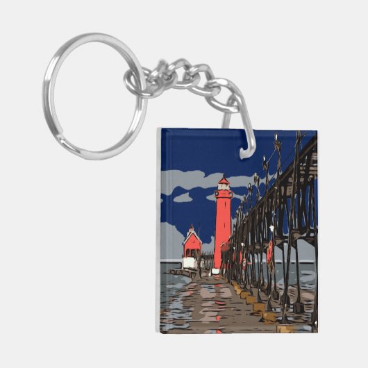 PORTE-CLÉS VERRE (Devant gauche)