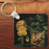 Porte-clés Verre avec Roses par Vincent van Gogh (Recto)