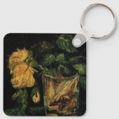 Porte-clés Verre avec Roses par Vincent van Gogh (Dos)