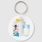 Porte-clés Verre De Lait (Verso)