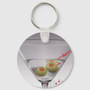 Porte-clés Verre de Martini