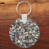 Porte-clés Verre de mer à Glass Beach - Bermudes (Recto)