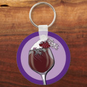 Porte-clés Verre de vin (Recto)