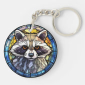 Porte-clés Verre doux Frisky Raccoon (Dos)