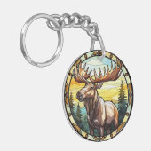 Porte-clés Verre doux Oie d'Elk Américain (Devant gauche)