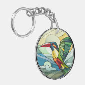 Porte-clés Verre doux Toucan Bird (Devant gauche)
