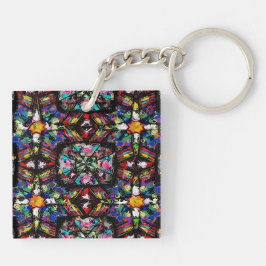 Porte-clés Verre verni équatorien (Dos)