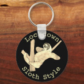 Porte-clés Verrouillage Arbre Style Sloth Lazy Chilling Anima (Recto)