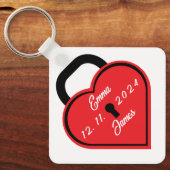 Porte-clés Verrouillage du coeur (Recto)