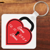 Porte-clés Verrouillage du coeur (Verso)