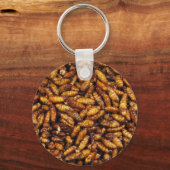 Porte-clés Vers de soie frits ... Thai Street Food (Recto)