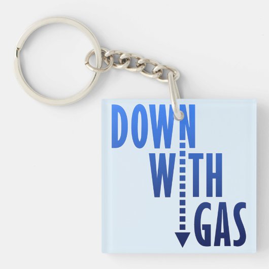 Porte-clés Vers le bas avec gaz (Devant)