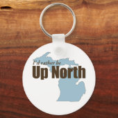Porte-clés Vers le nord - Michigan (Recto)
