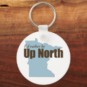 Porte-clés Vers le nord - Minnesota (Recto)